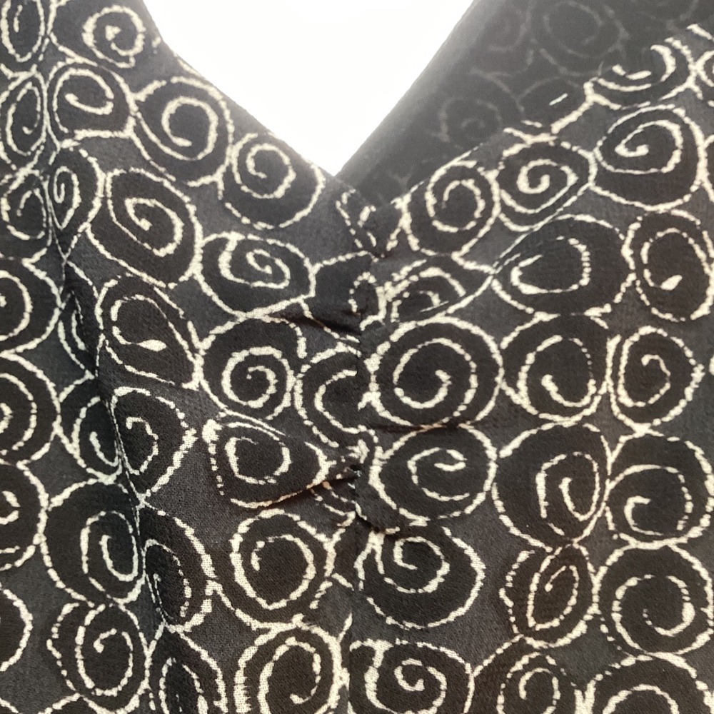 Armani Exchange Womens Dress Size 8 Brown Swirl Print Sleeveless V-Neck Maxi - Picture 5 of 10